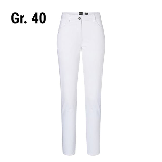 Karlowsky - Ladies 5-pocket pants - White - Size: 40