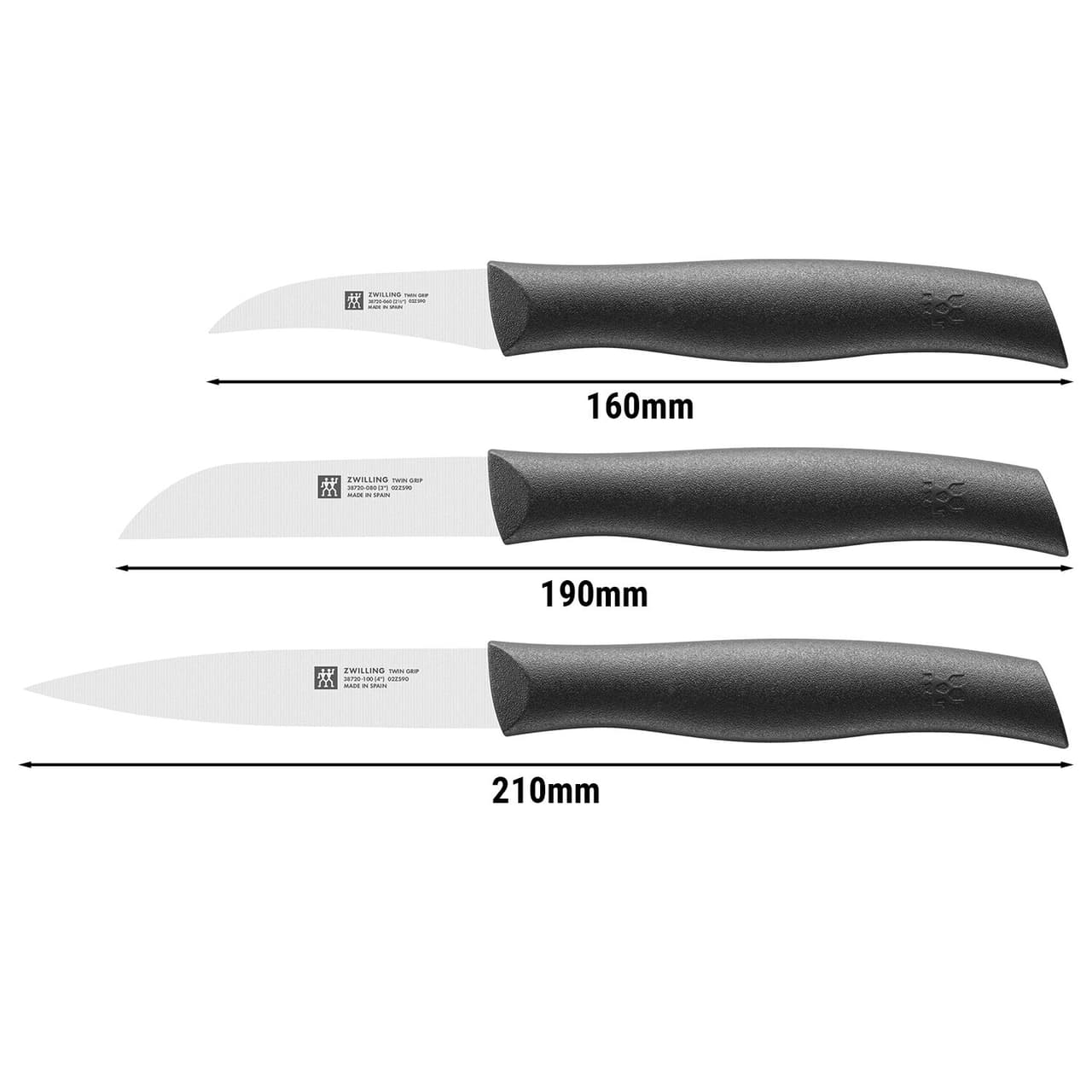 ZWILLING | TWIN GRIP - Sada nožů - 3 ks.