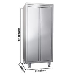 Geschirrschrank - 800x600mm - 2 Flügeltüren - Höhe: 1800mm