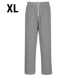 Kochhose Bromley - Schwarzkaro - Größe: XL	