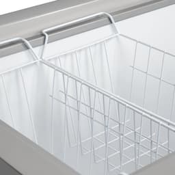 Deep freezer - 1500mm - 466 litres - stainless steel lid - incl. partition wall