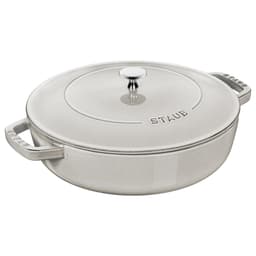 STAUB | BRAISERS - Hrnec na  pečení Chistera - Ø 280 mm - litina - bílý lanýž