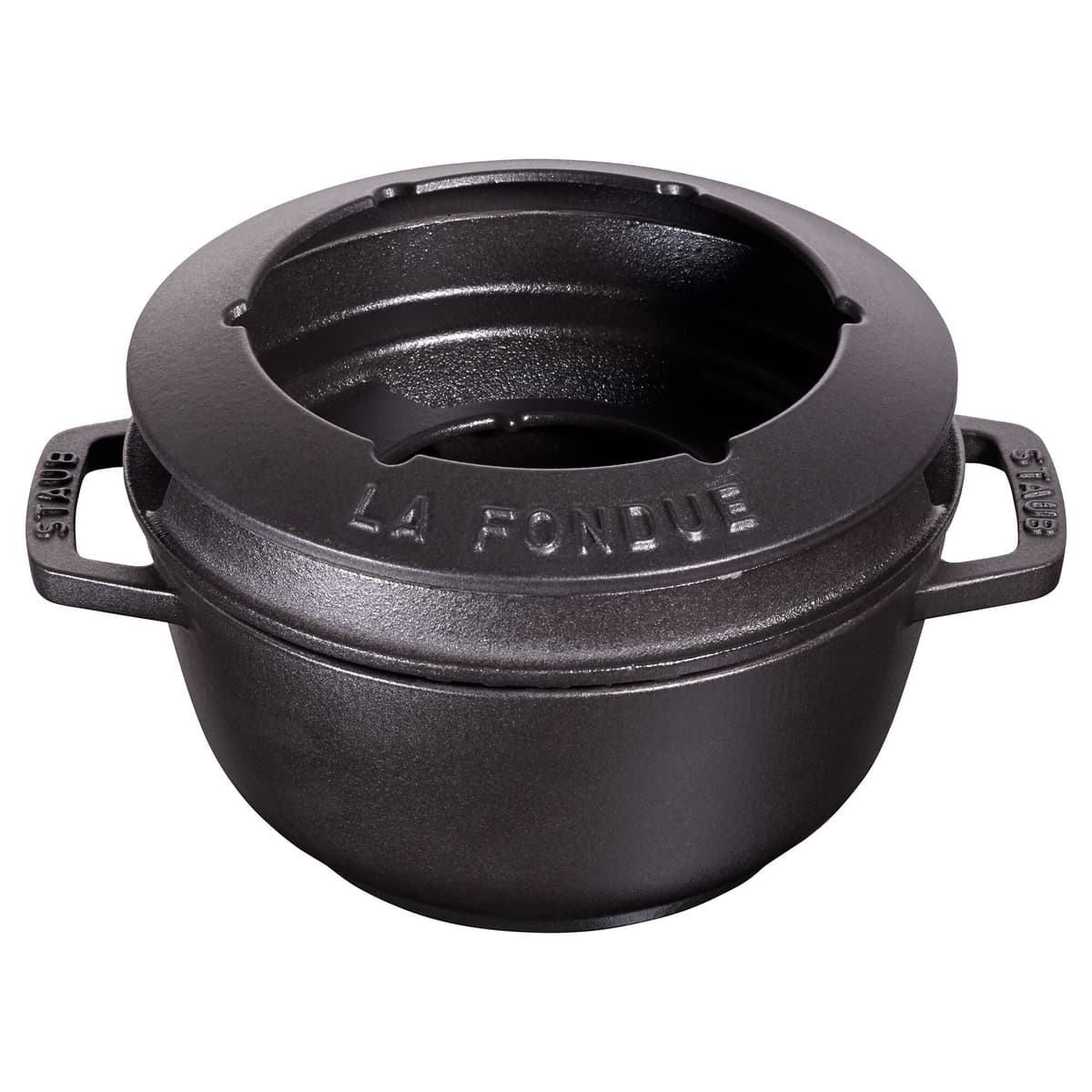 STAUB | SPECIALITY - Sada na fondue - Ø 180 mm - litina - černá