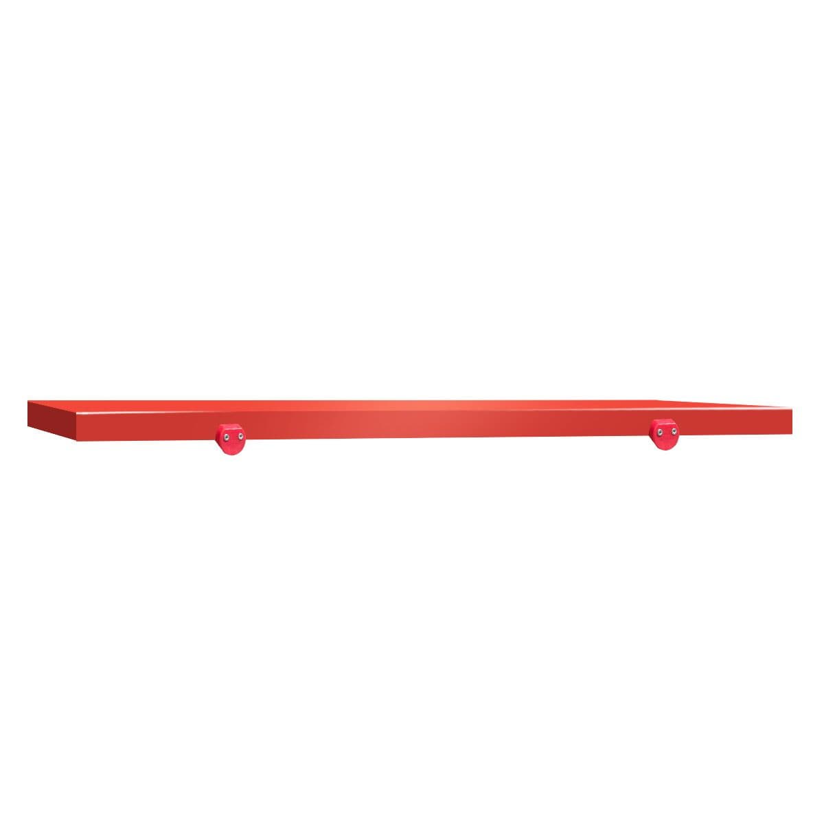 Cutting board for work table  - 2000x800mm - Red