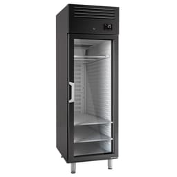 Dry Aging Meat Maturing Cabinet 0.68 m - with 1 Glass Door - Black	