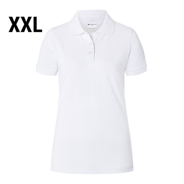 Karlowsky - Ladies Workwear Poloshirt Basic - White - Size: 2XL