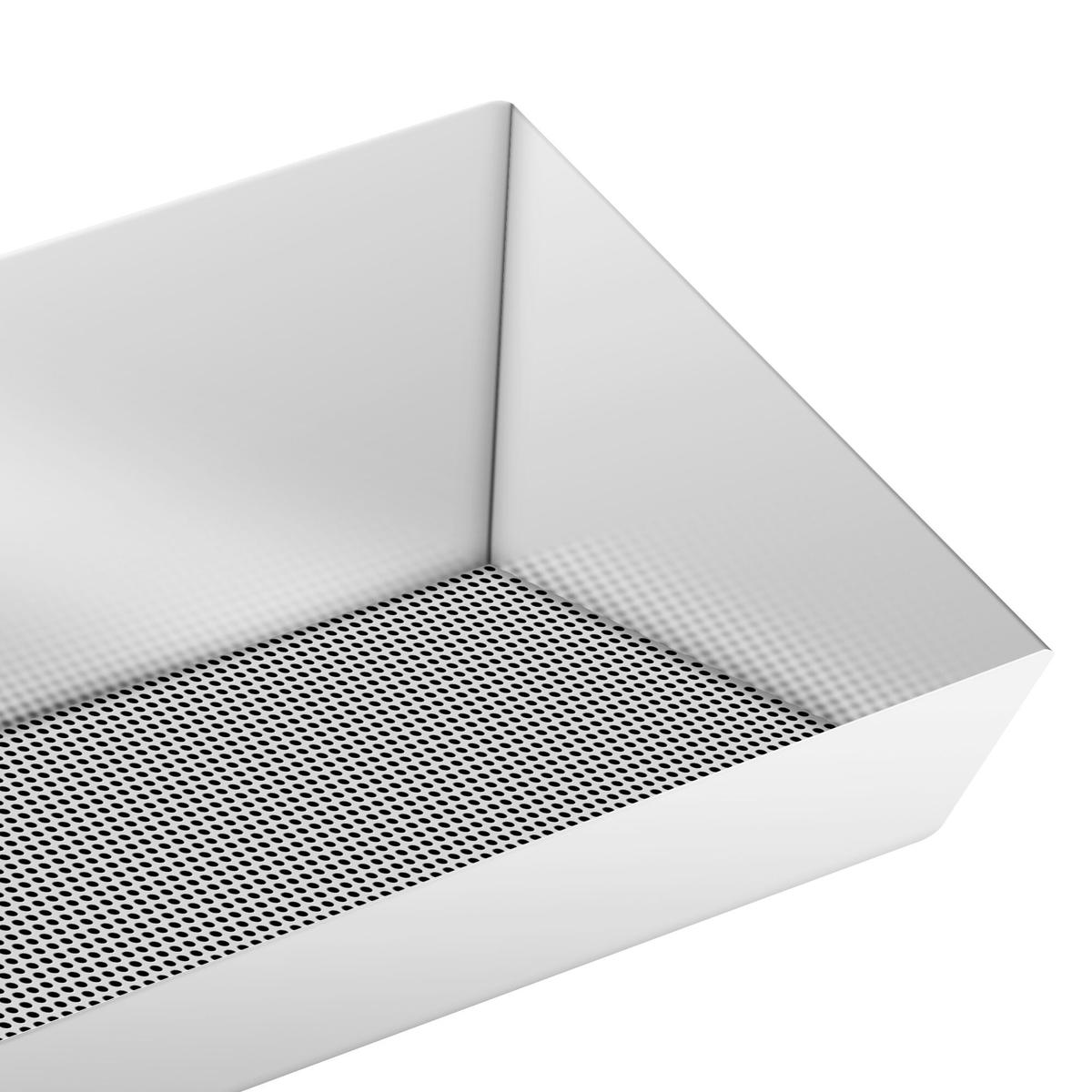 Stainless steel chip tray - 1000x300mm