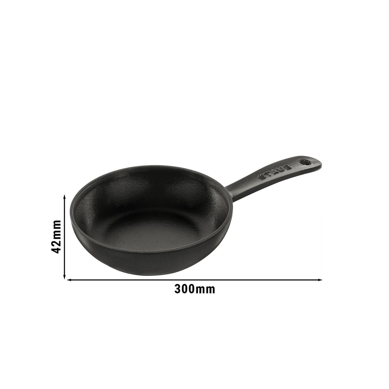 STAUB | PANS - Pánev - Ø 160mm - litina - černá | kulatá