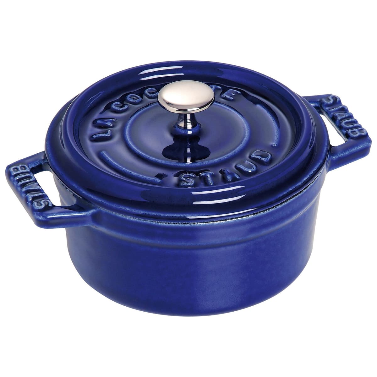 STAUB | LA COCOTTE - mini kokotka - Ø 100 mm - litina - tmavě modrá