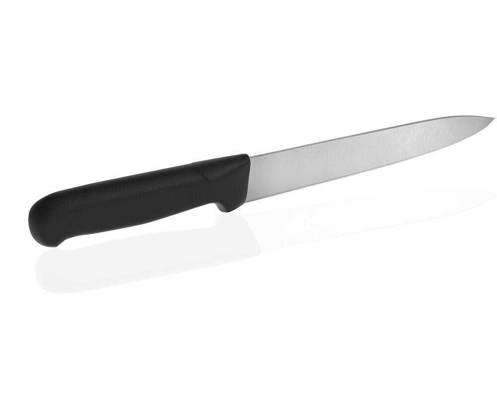 Tranžírovací nůž - 20 cm - černý