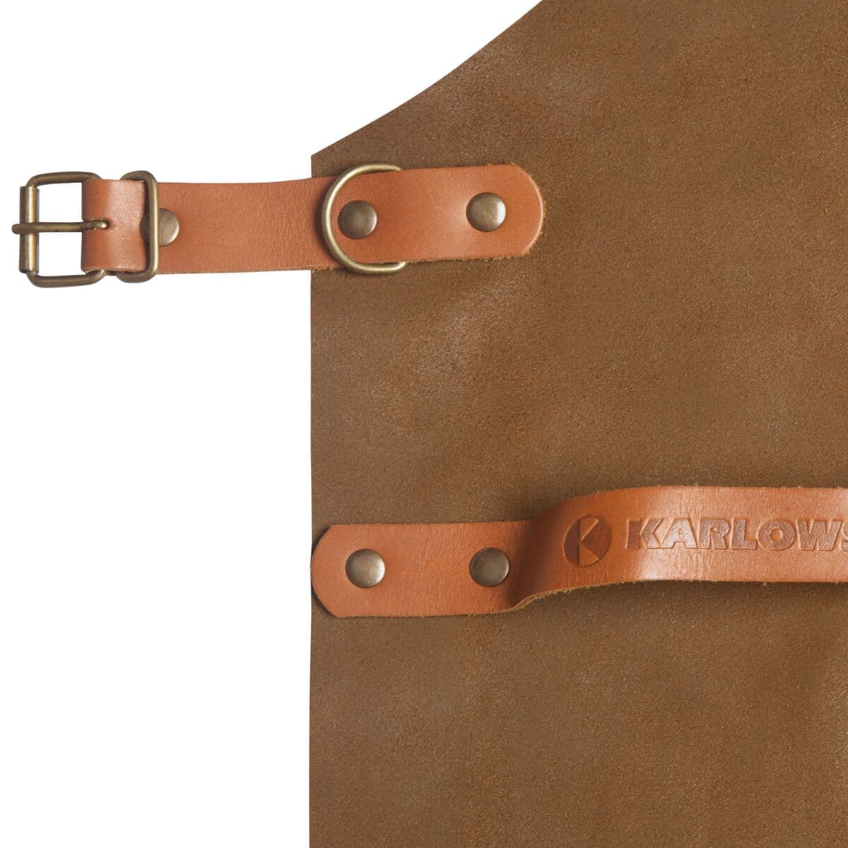 Karlowsky - Leather Bib Apron - Toffee