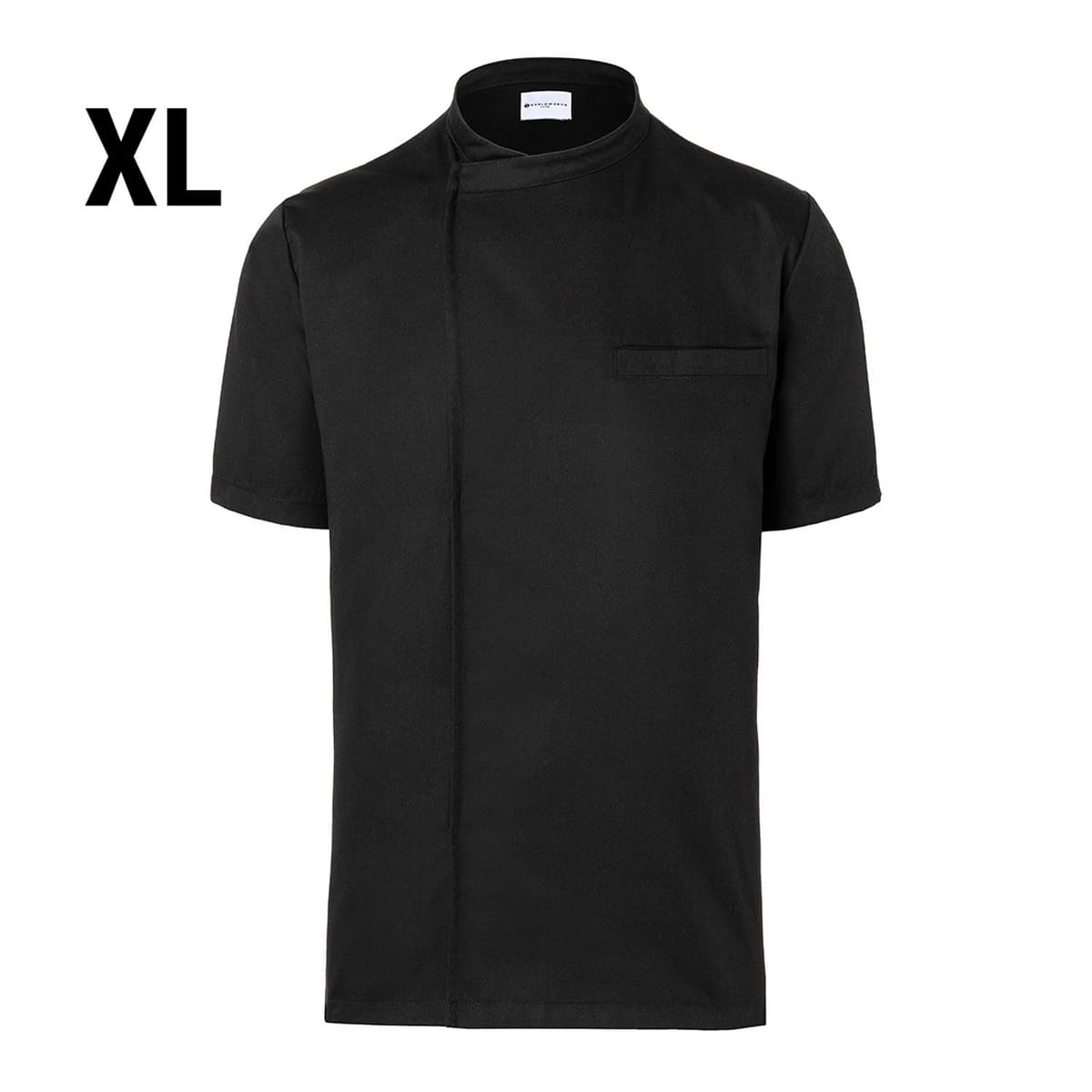 Karlowsky - Short Sleeve Throw Over Cooking Shirt - Black - Size: XL