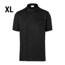 Karlowsky - Short Sleeve Throw Over Cooking Shirt - Black - Size: XL