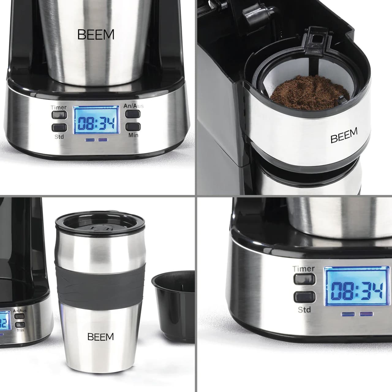 BEEM | THERMO 2 GO - Single-Kaffeemaschine - 750 Watt