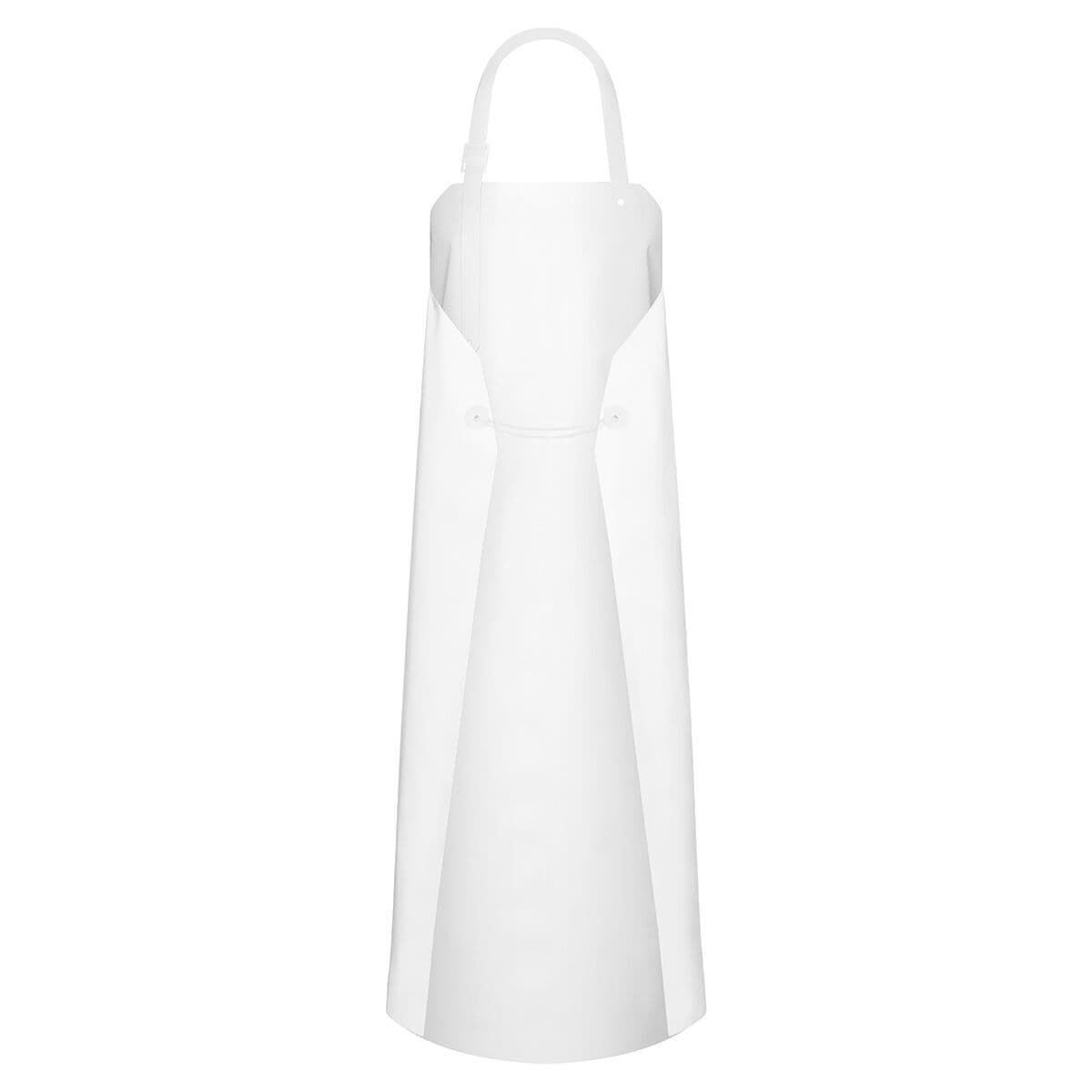 (6 pieces) Karlowsky - Waterproof PU Bib Apron - White