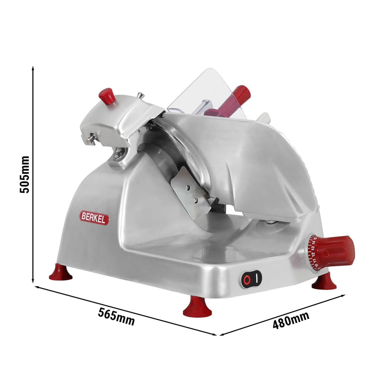 BERKEL | Kráječ Pro Line - gravitační kráječ - 330W - nůž: Ø 250 mm - stříbrný