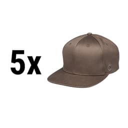 (5 pieces) Karlowsky Flat Cap Classic - Chocolate