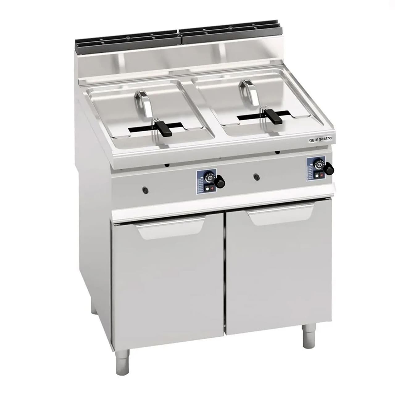 Dvojitá plynová fritéza - 10+10L - 13,8 kW