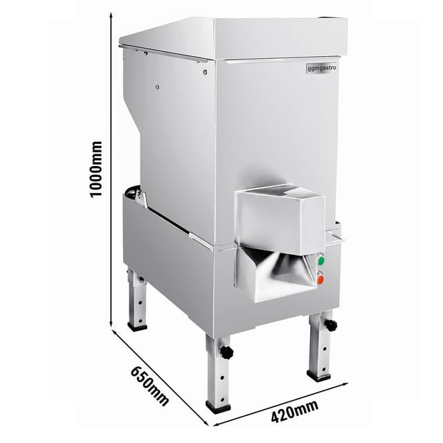 Elektrischer Kartoffelschneider - 1500 kg/h - 370 Watt - 230 Volt