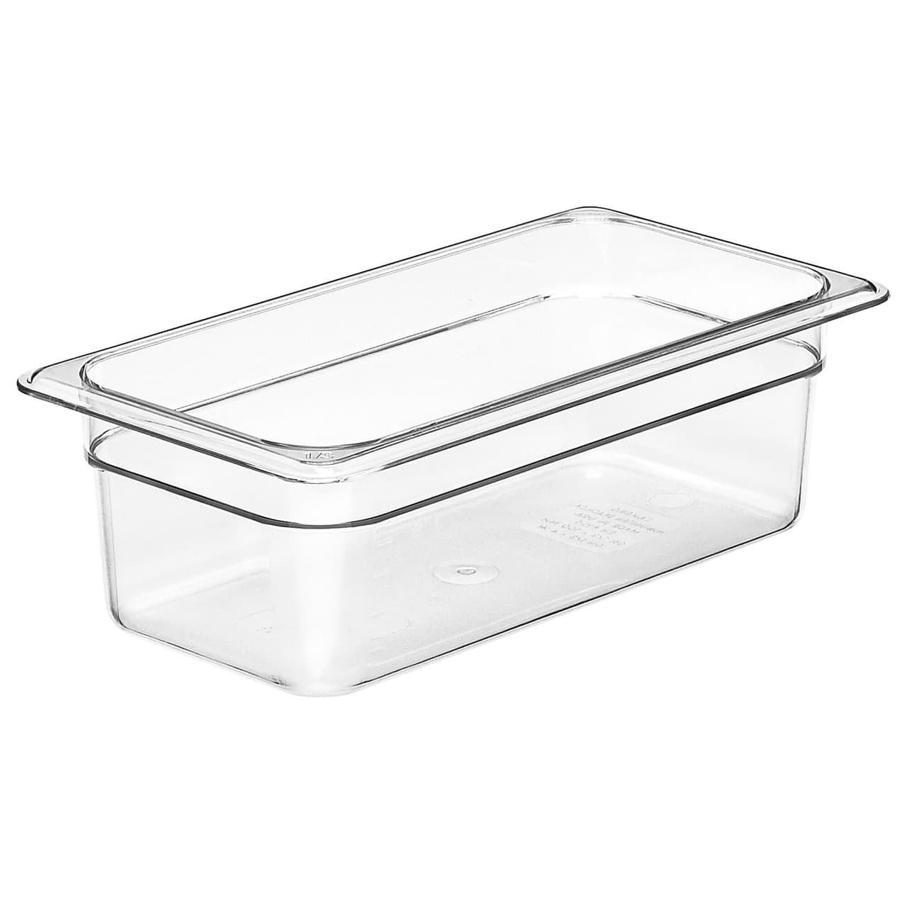 (6 kusů) CAMBRO | Camwear® polykarbonátová nádoba GN 1/3 - čirá - hloubka 100 mm