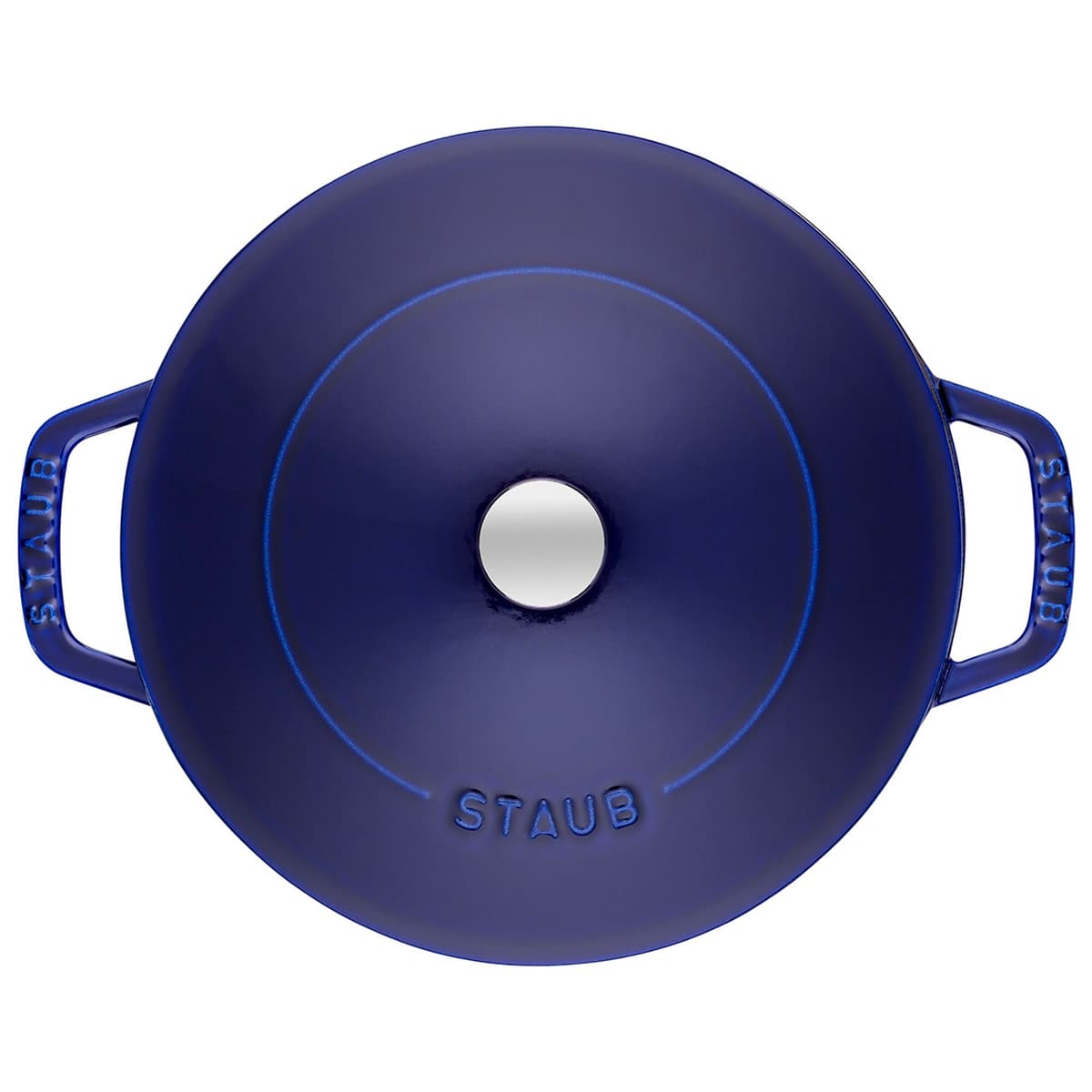 STAUB | BRAISERS - Pečicí hrnec s kapkovitou strukturou Chistera - 280 mm - litina - tmavě modrý