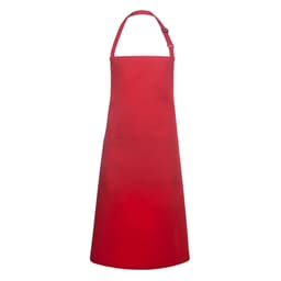 Karlowsky - Bib Apron with Pocket Basic - Red