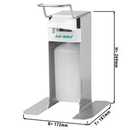 AIR-WOLF - Dávkovač mýdla & dezinfekce s ovládací pákou - 500 ml - stojící zařízení