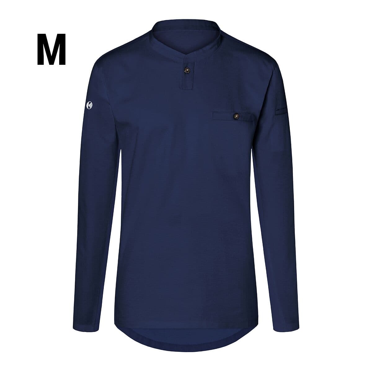 (6 pieces) Karlowsky - Long Sleeve Men's Work Shirt Performance - Navy - Size: M