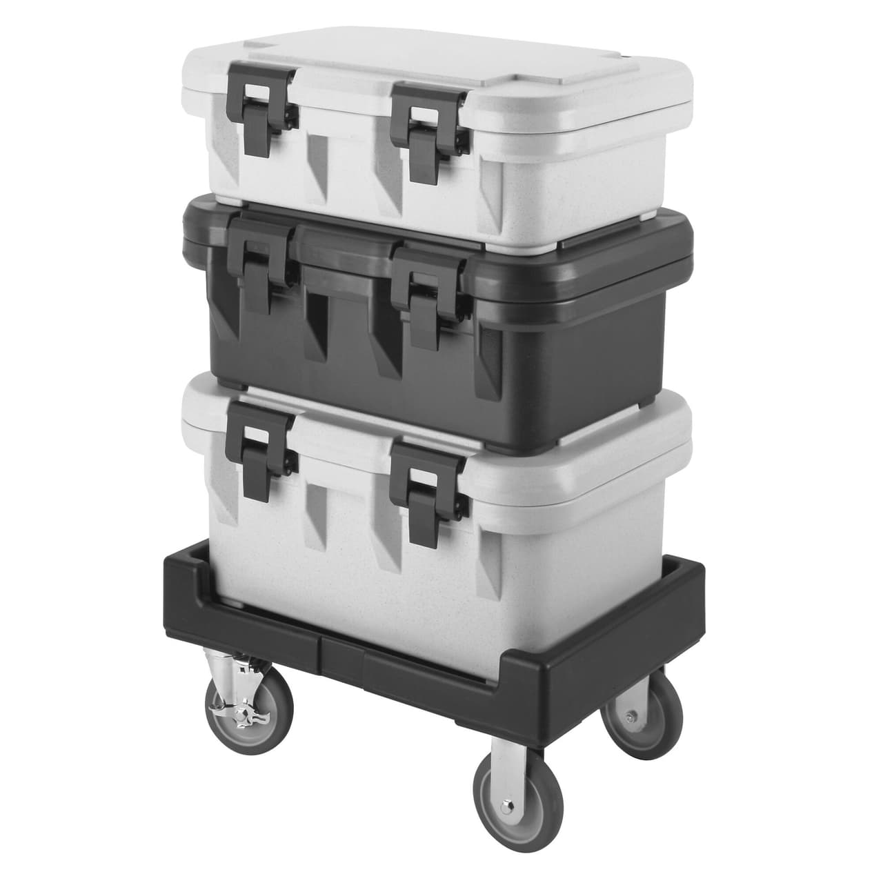 CAMBRO | ULTRA CAMTAINERS® - Termo nádoba 23,2L - pro 1x GN 1/1 - skvrnitě šedá