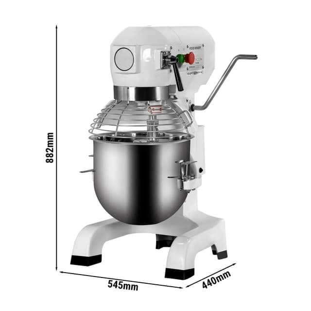 Planetenrührmaschine - 27 Liter - 1,1 kW - inkl. 3 Rühraufsätze