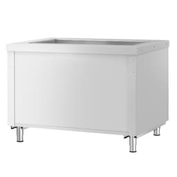 Bufetový pult KOPENHAGEN - 1240 mm - s Bain Marie - pro 3x GN 1/1 - nerezová ocel