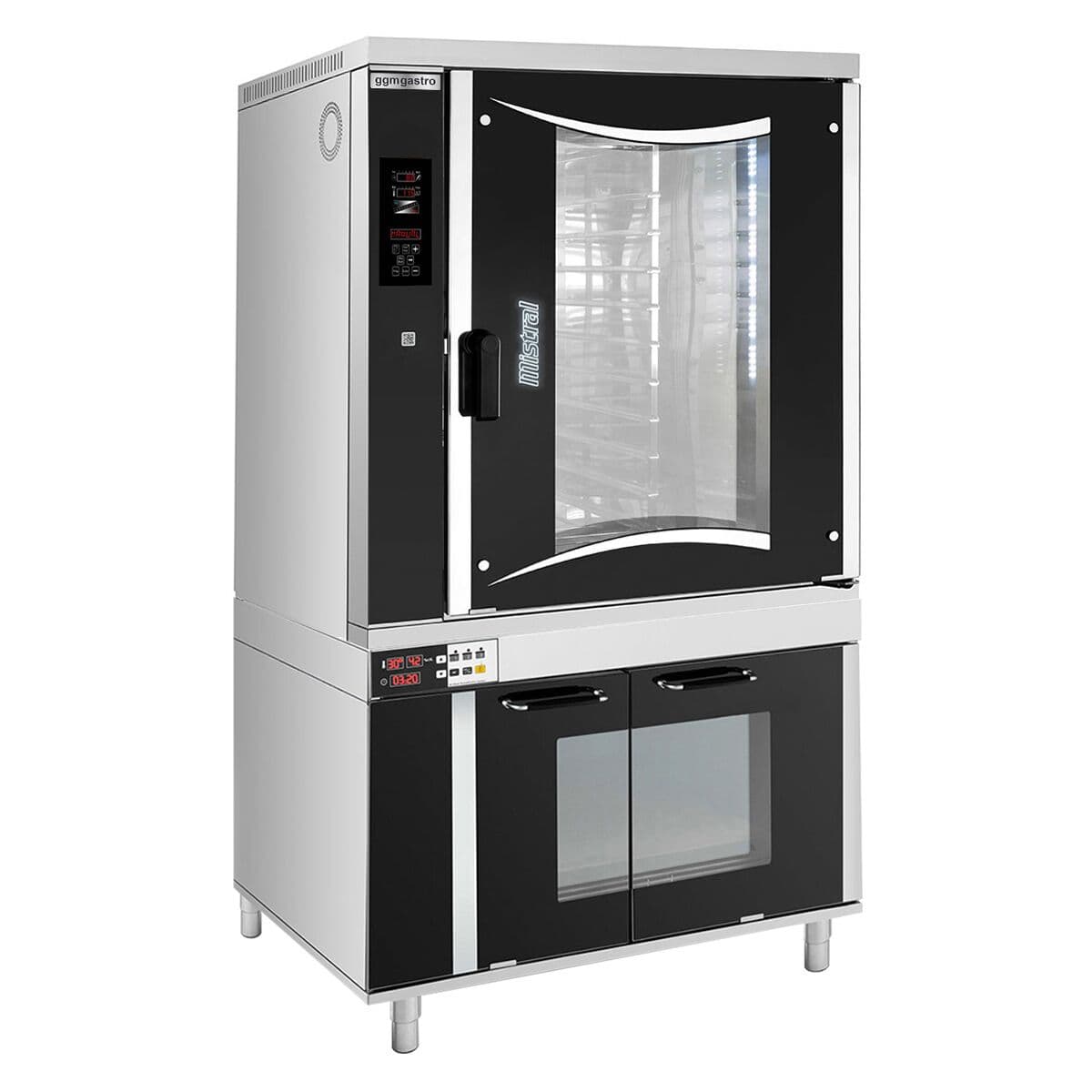 Bakery Electric Convection Oven - Digital - 10x EN 60x40 - incl. Proofing Cabinet