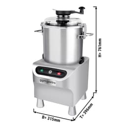 Vegetarian cutter - 18 litres - 1.5 kW - 220 Volt - 1500rpm