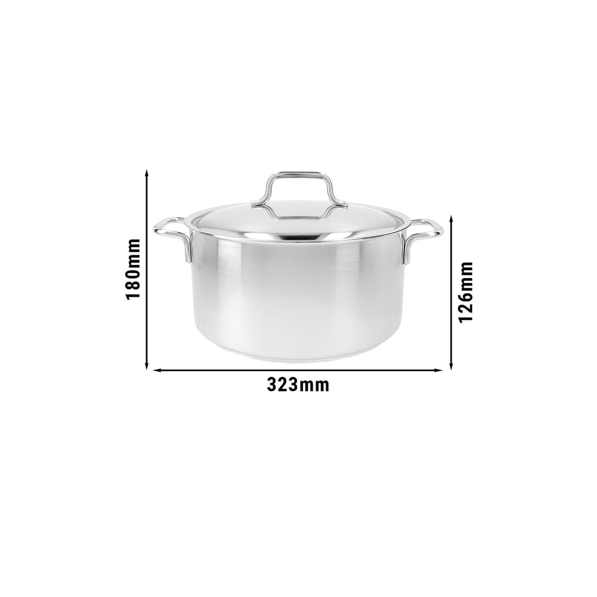 DEMEYERE | ATLANTIS 7 - Pečicí hrnec s pokličkou - Ø 240mm - nerezová ocel