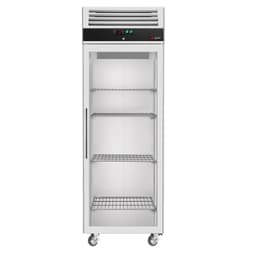 Freezer Stainless Steel ECO - 600 liters - with 1 glass door