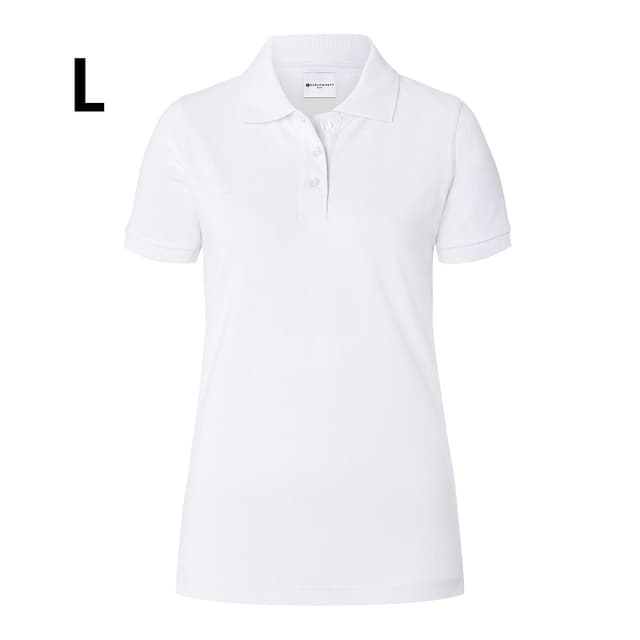 Karlowsky - Ladies Workwear Poloshirt Basic - White - Size: L