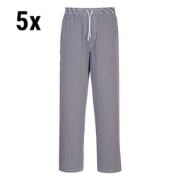 (5 pieces) Chef's Trousers Bromley - Check - Size: S	