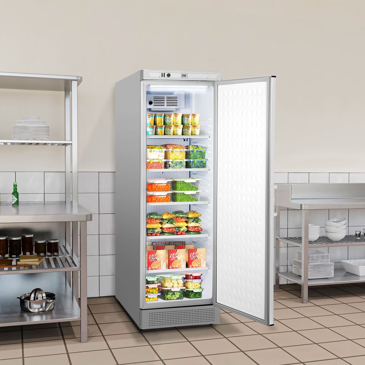 PREMIUM storage refrigerator - 345 litres - with 1 door