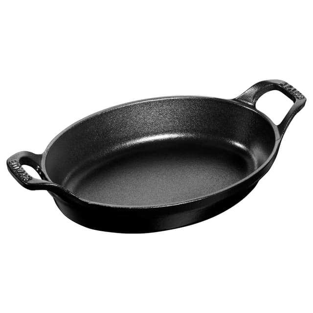 STAUB | SPECIALITIES - Zapékací mísa - oválná - 210 mm - litina - černá