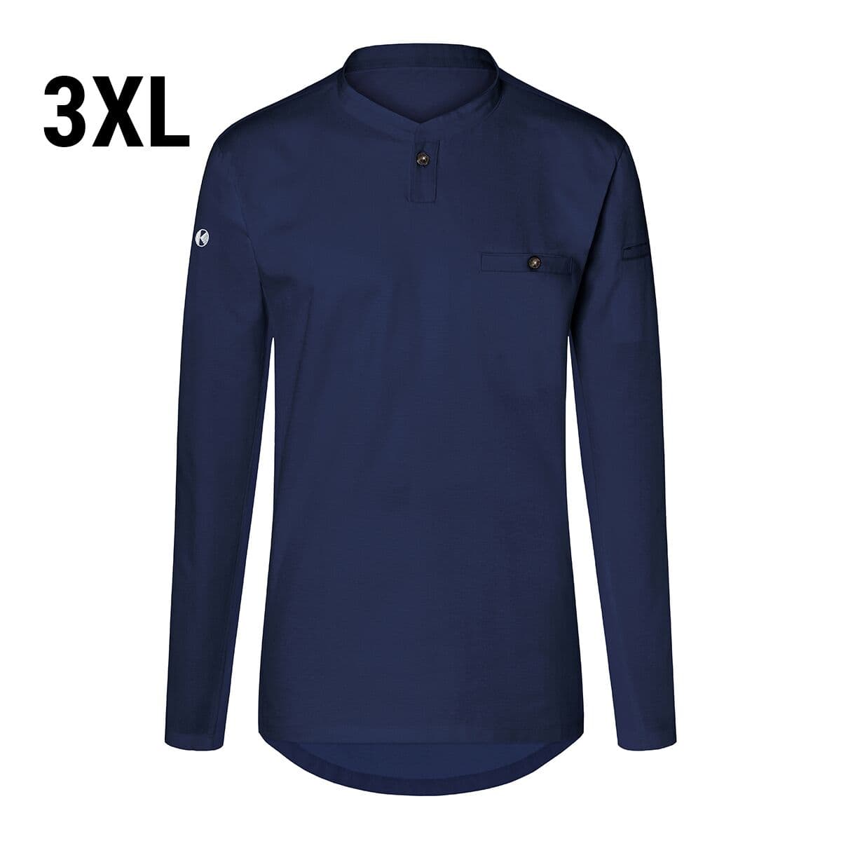 (6 pieces) Karlowsky - Long Sleeve Men's Work Shirt Performance - Navy - Size: 3XL