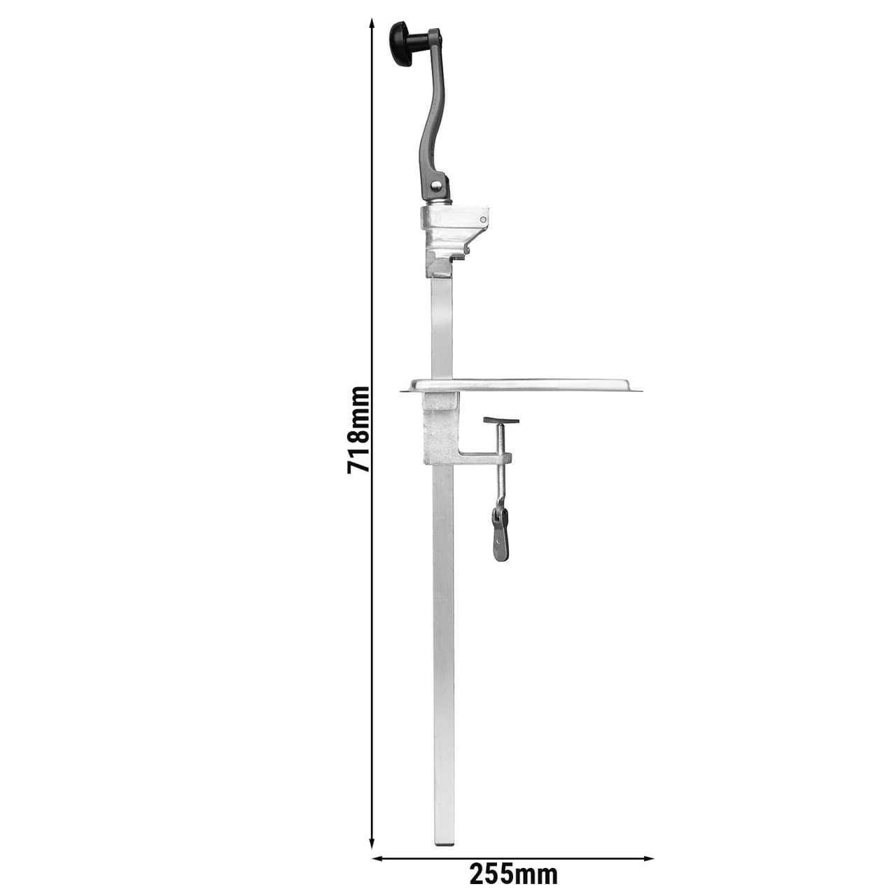 Manueller Tischdosenöffner - Stablänge 590mm