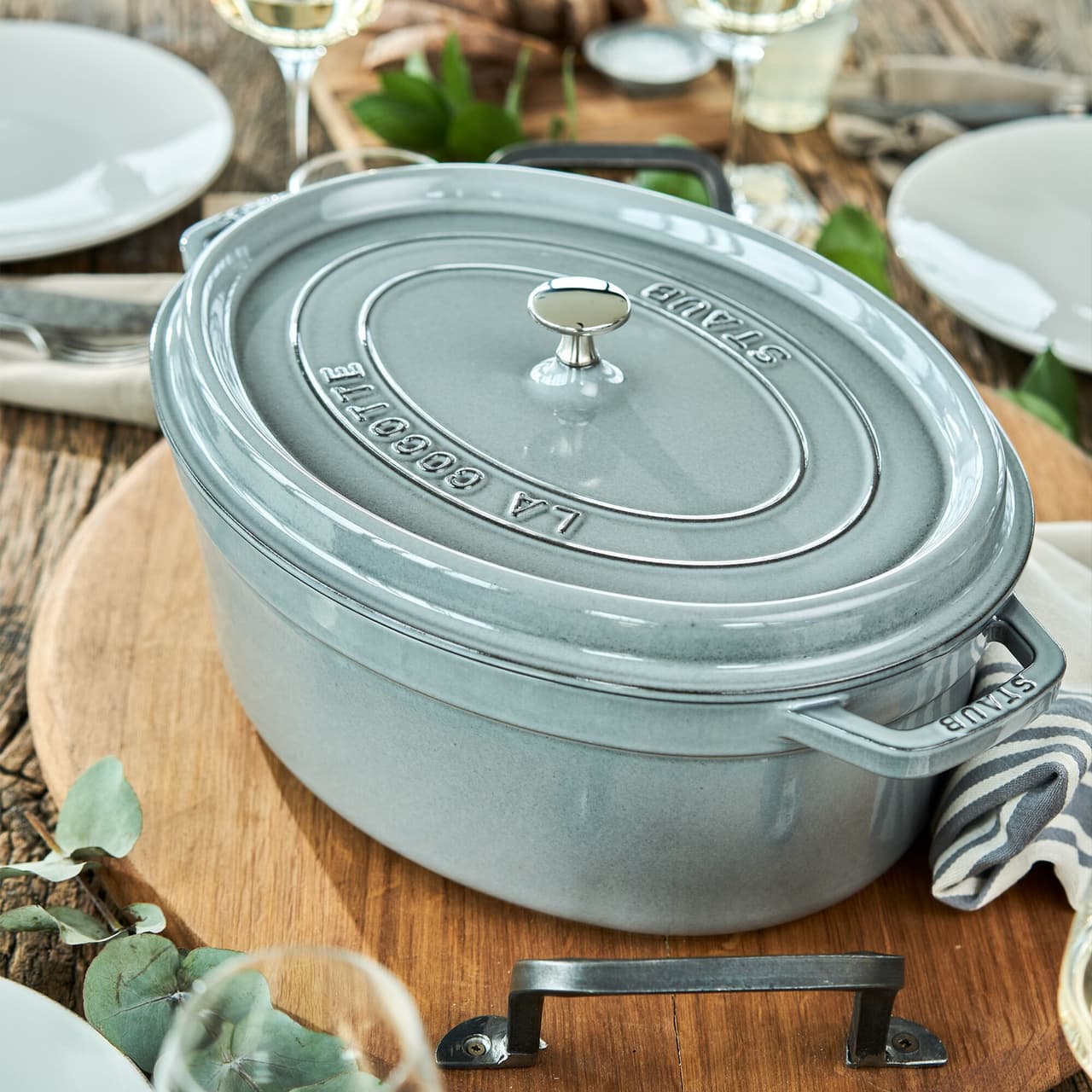 STAUB | LA COCOTTE - kokotka - oválná - 290 mm - litina - grafitově šedá