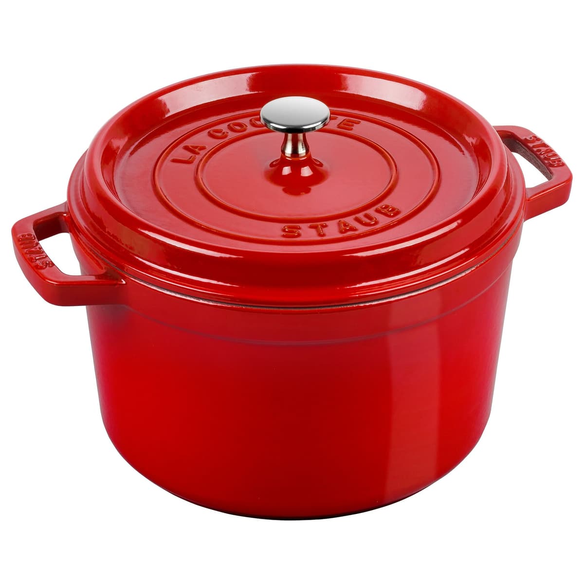 STAUB | LA COCOTTE - kokotka - Ø 240 mm - litina - třešňově červená