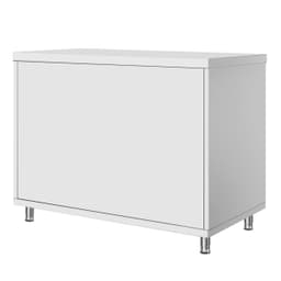 Stainless steel work cabinet ECO - 1000x700mm - with sliding door