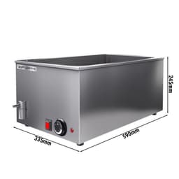 Bain Marie GN1/1 - 150 mm / s vypouštěcím kohoutkem