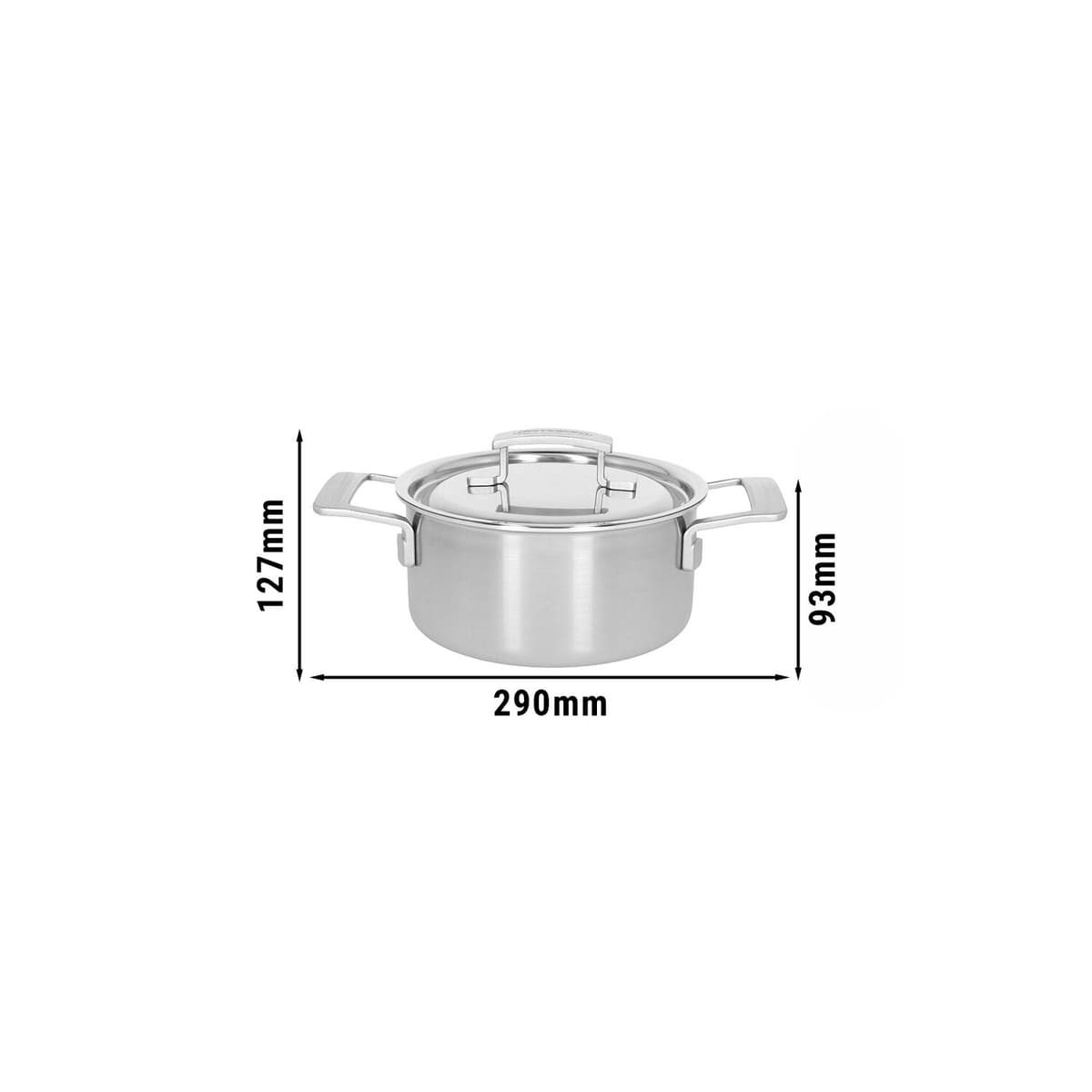 DEMEYERE | INDUSTRY 5 - Pečicí hrnec s pokličkou - Ø 180mm - nerezová ocel