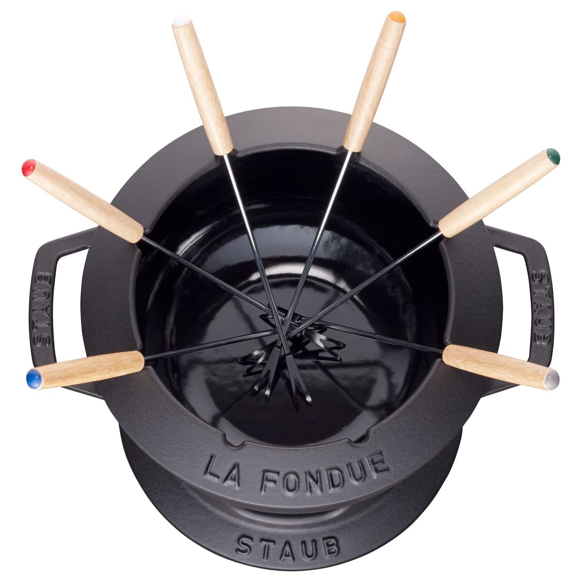 STAUB | SPECIALITIES - Sada na fondue - Ø 200 mm - litina - černá