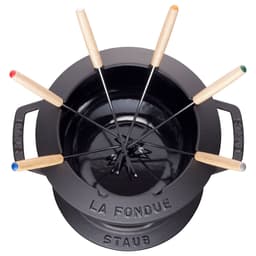 STAUB | SPECIALITIES - Sada na fondue - Ø 200 mm - litina - černá