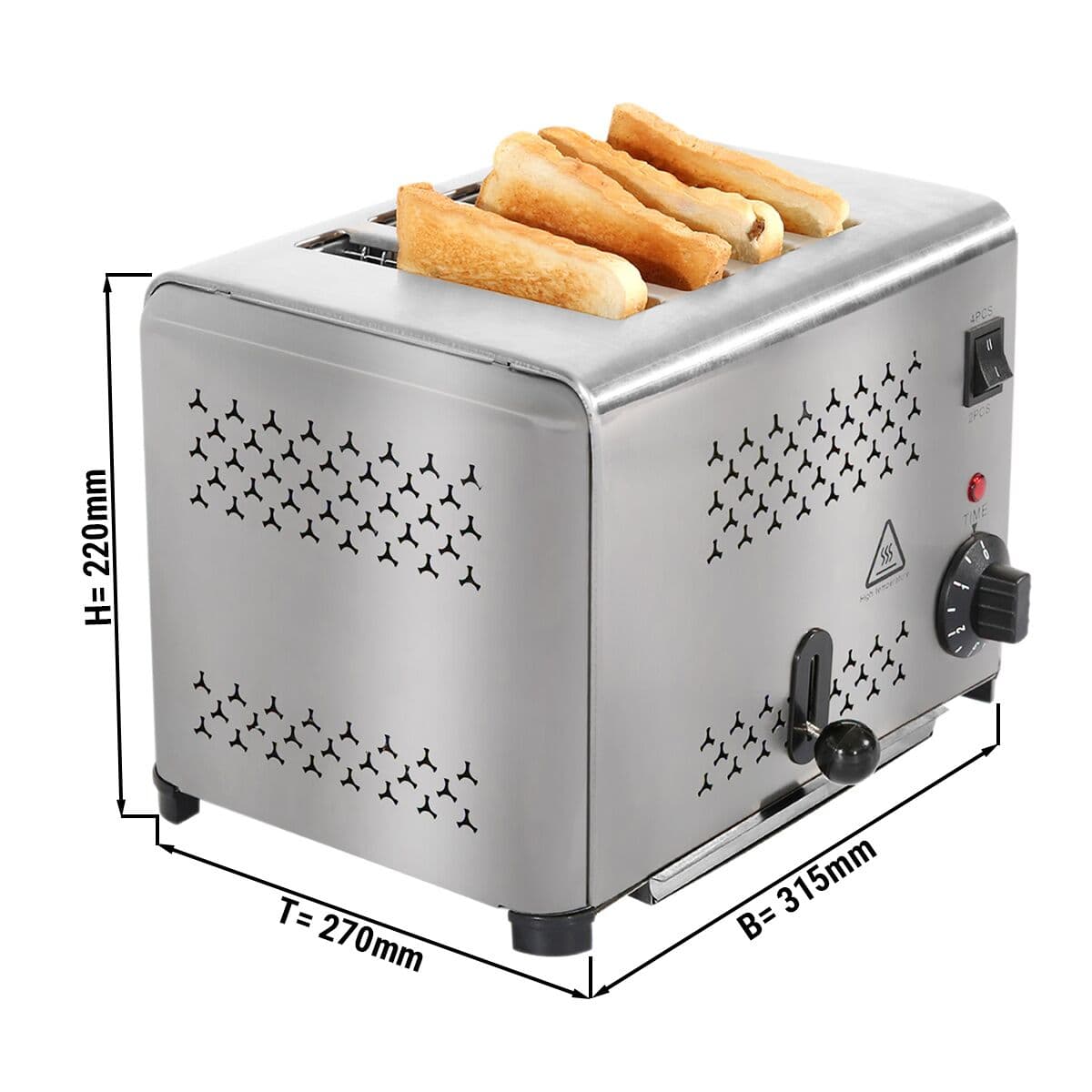 Toaster - for 4 slices