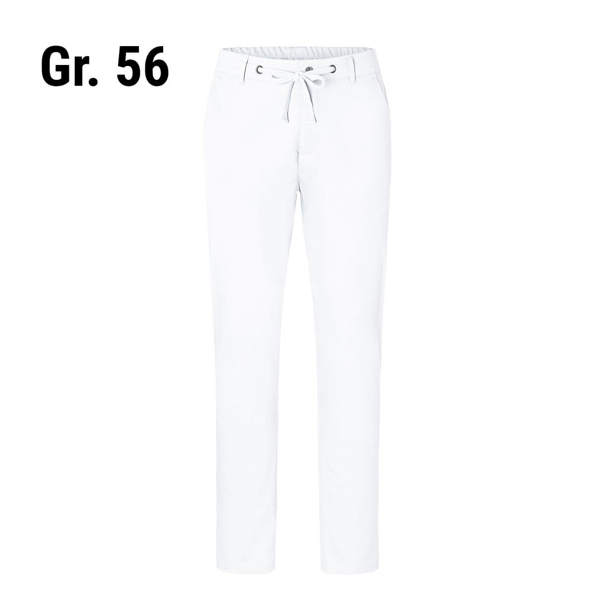 (6 pieces) Karlowsky - Men's Chino Pants Modern Stretch - White - Size: 56